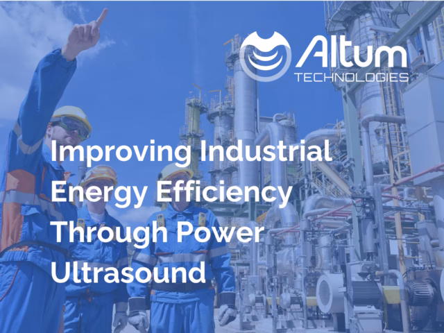 Improving Industrial Energy Efficiency Through Power Ultrasound